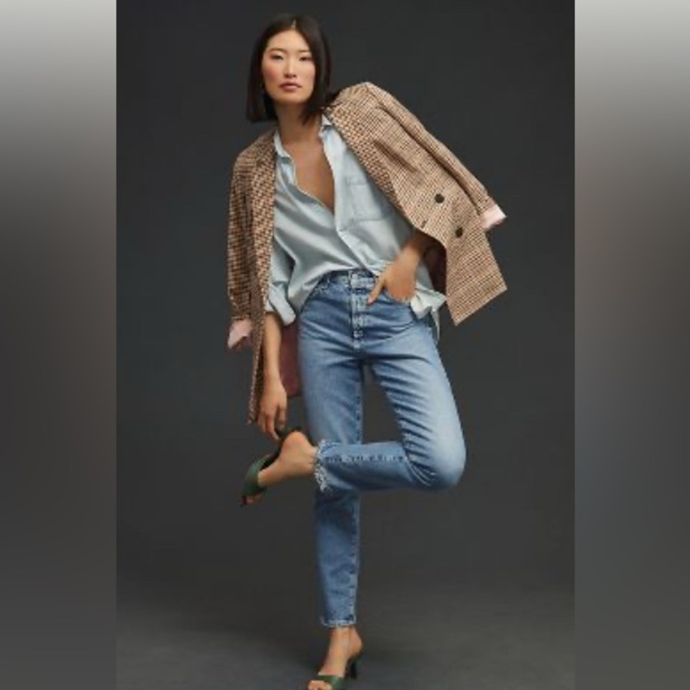 AG MARI HIGH-RISE STRAIGHT JEANS